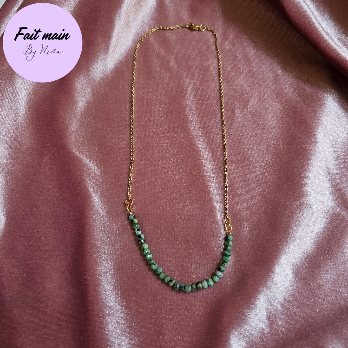 COLLIER TURQUOISE AFRICAINE