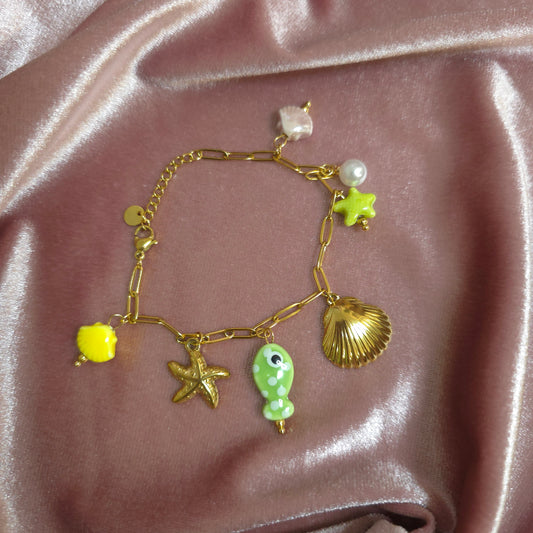 BRACELET POISSON VERT