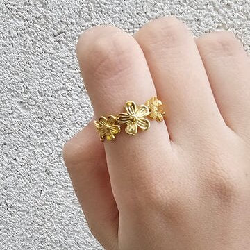 BAGUE FLEUR LINA