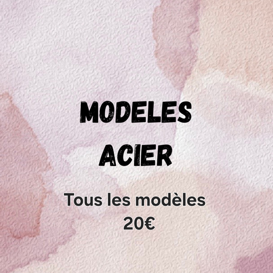 BOUCLES D'OREILLES HABAHA PARIS ACIER