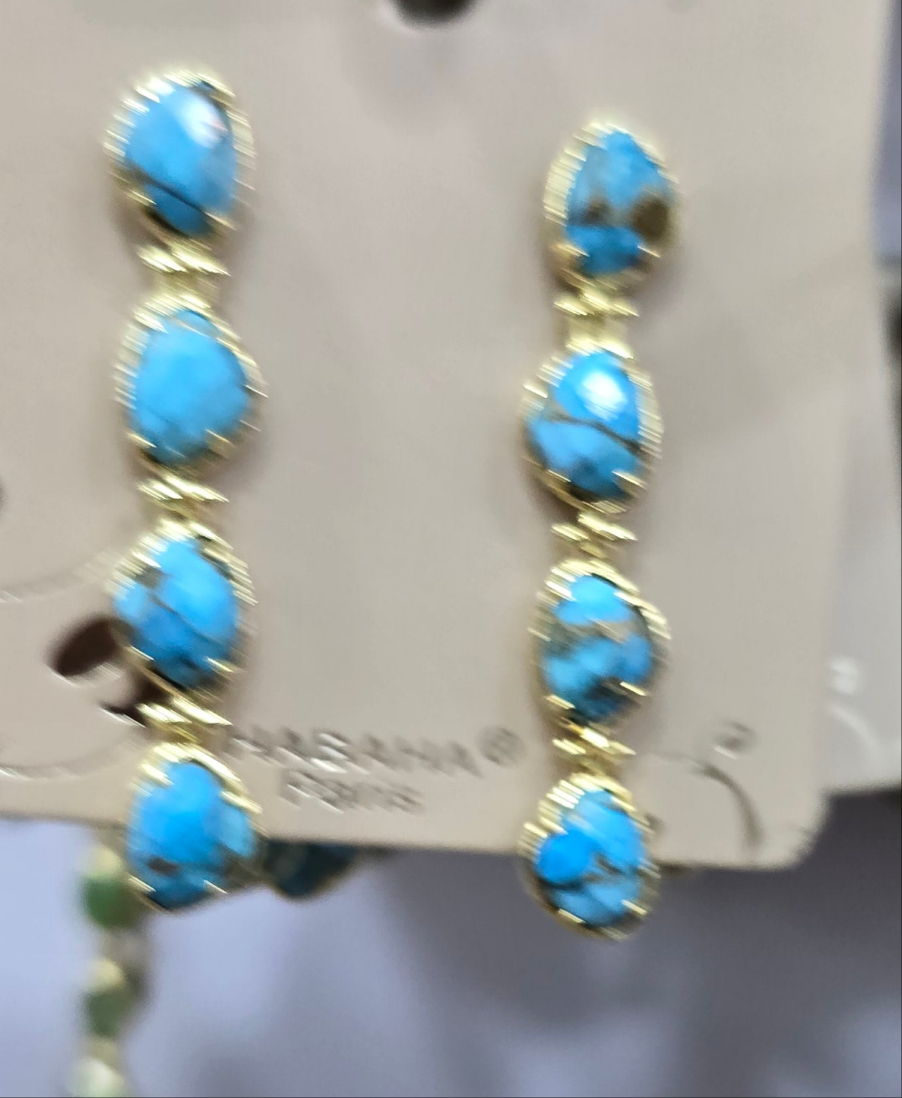 Boucle d'oreilles HABAHA Pierres naturelles part 2