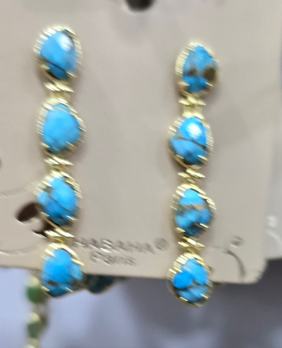 Boucle d'oreilles HABAHA Pierres naturelles part 2