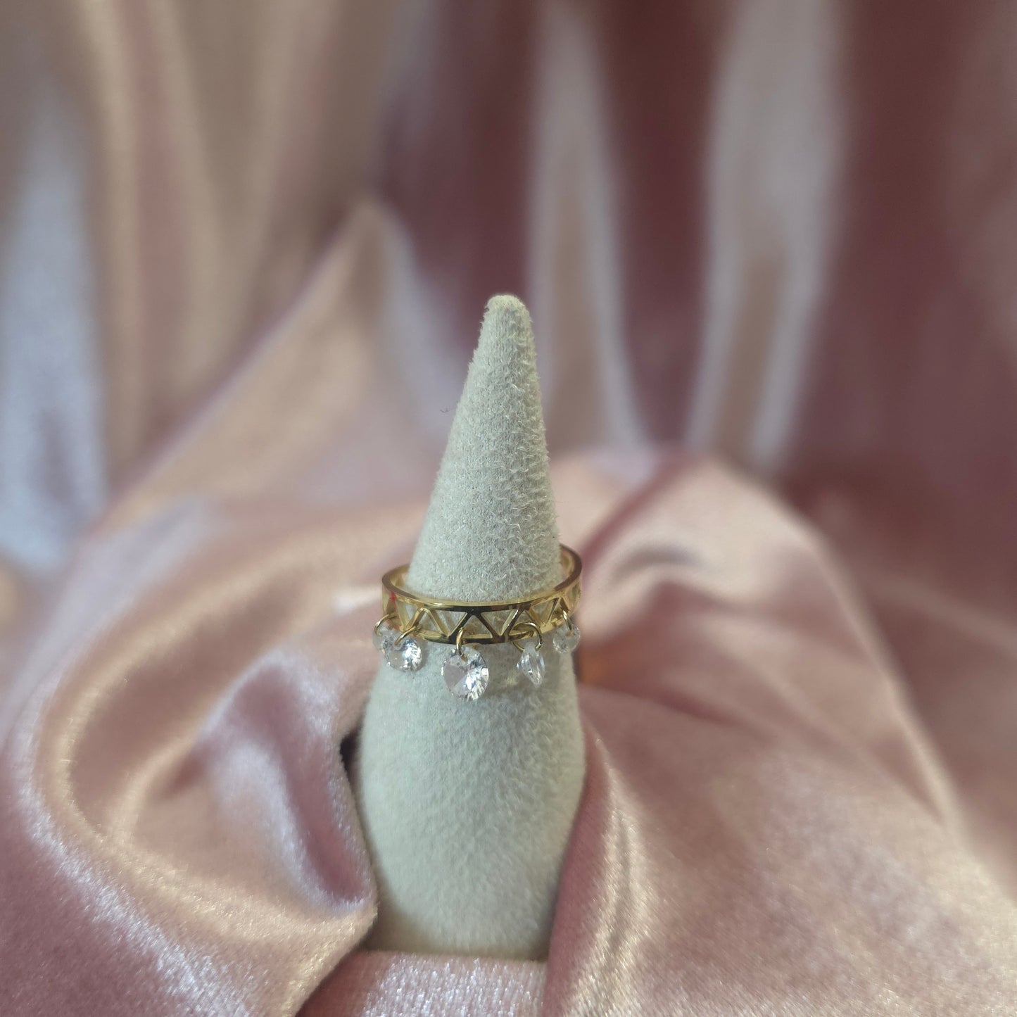 Bague cristal swarovski Blanche