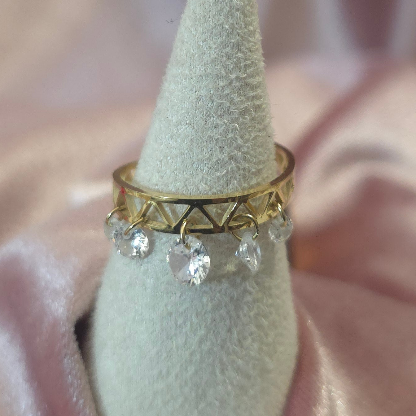 Bague cristal swarovski Blanche