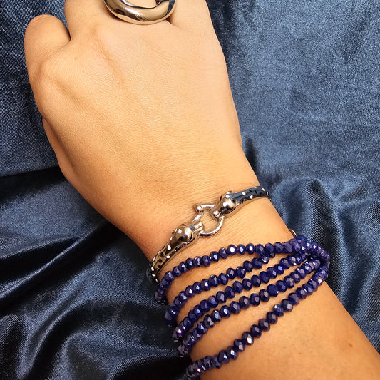 Bracelet Panthere (Argenté)