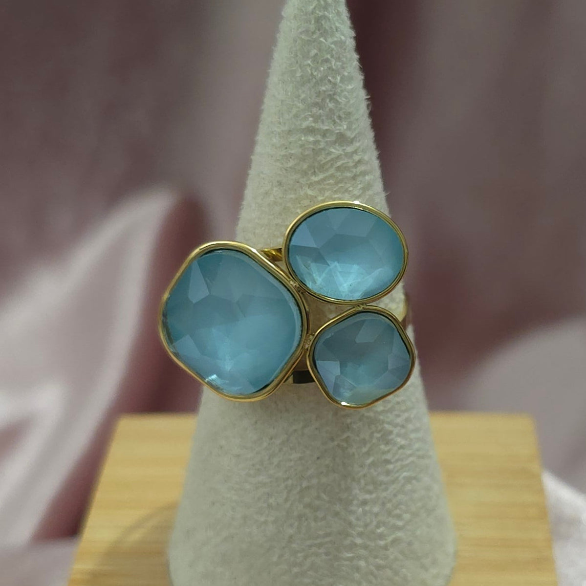 BAGUE CRISTAL TURQUOISE