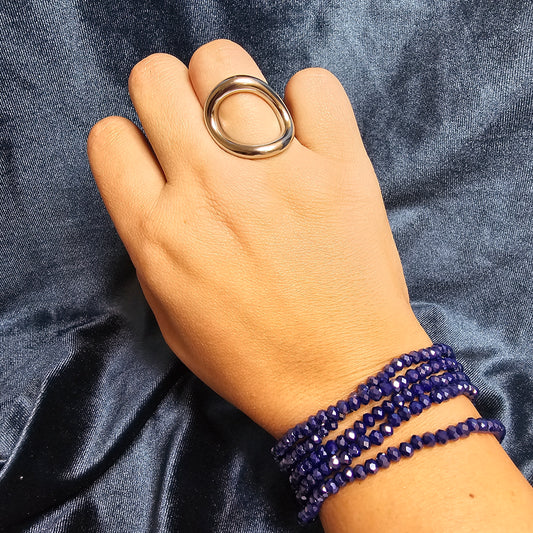 Bague Ronde (Argenté)