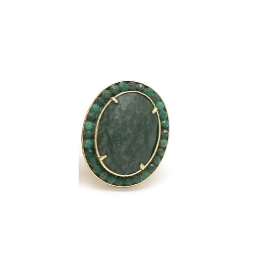 Bague ovale v2 Jade Africain