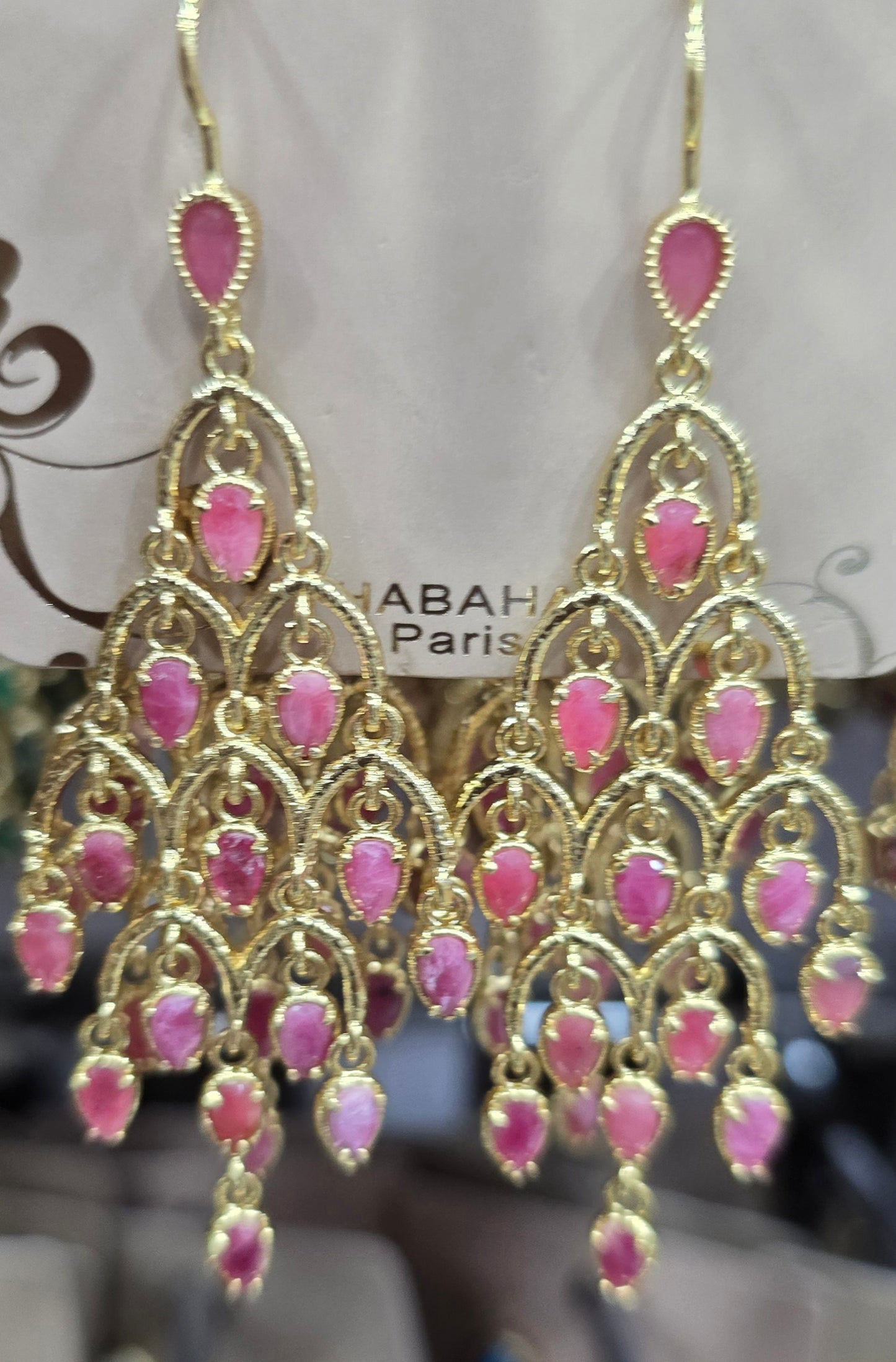 Boucles Oreilles HABAHA Pierres naturelles Part 3