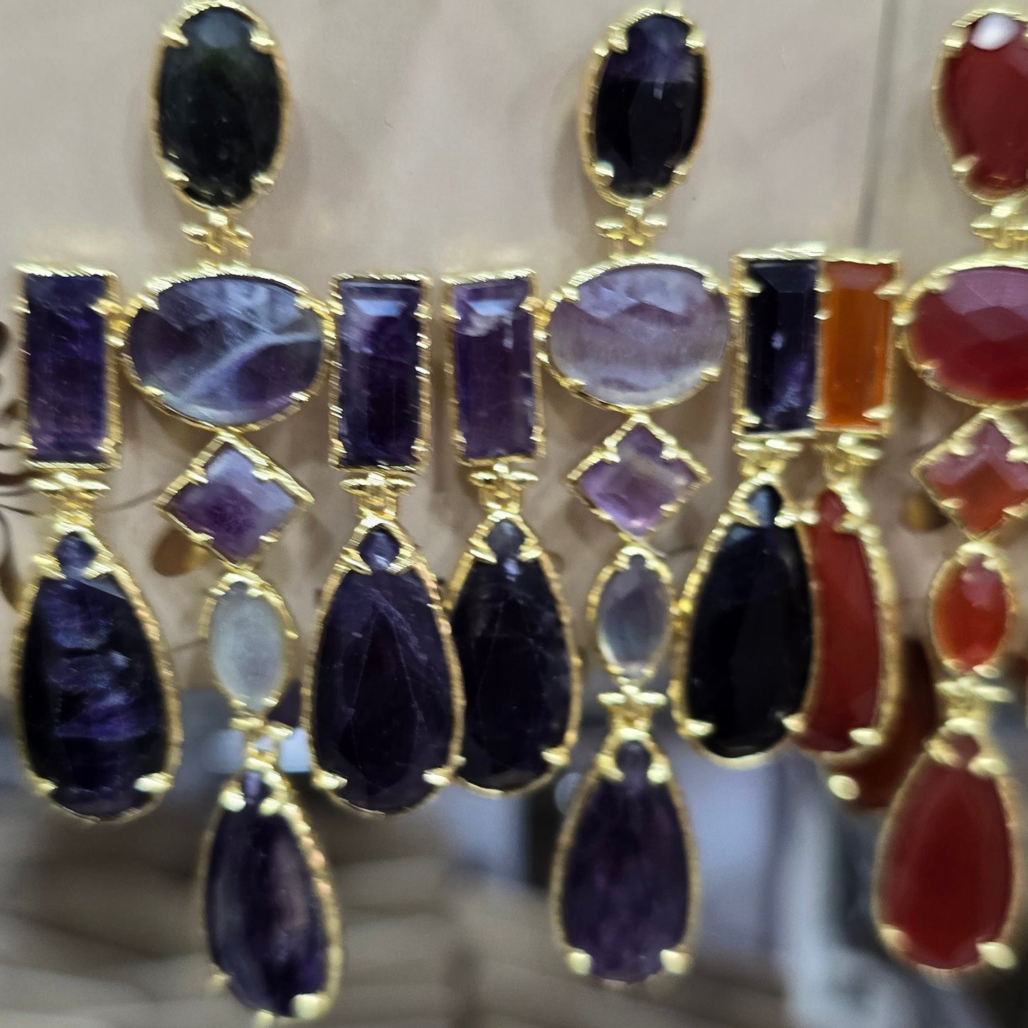 Boucle d'oreilles HABAHA Pierres Naturelles part 1