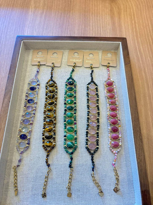 Bracelet HABAHA pierres naturelles