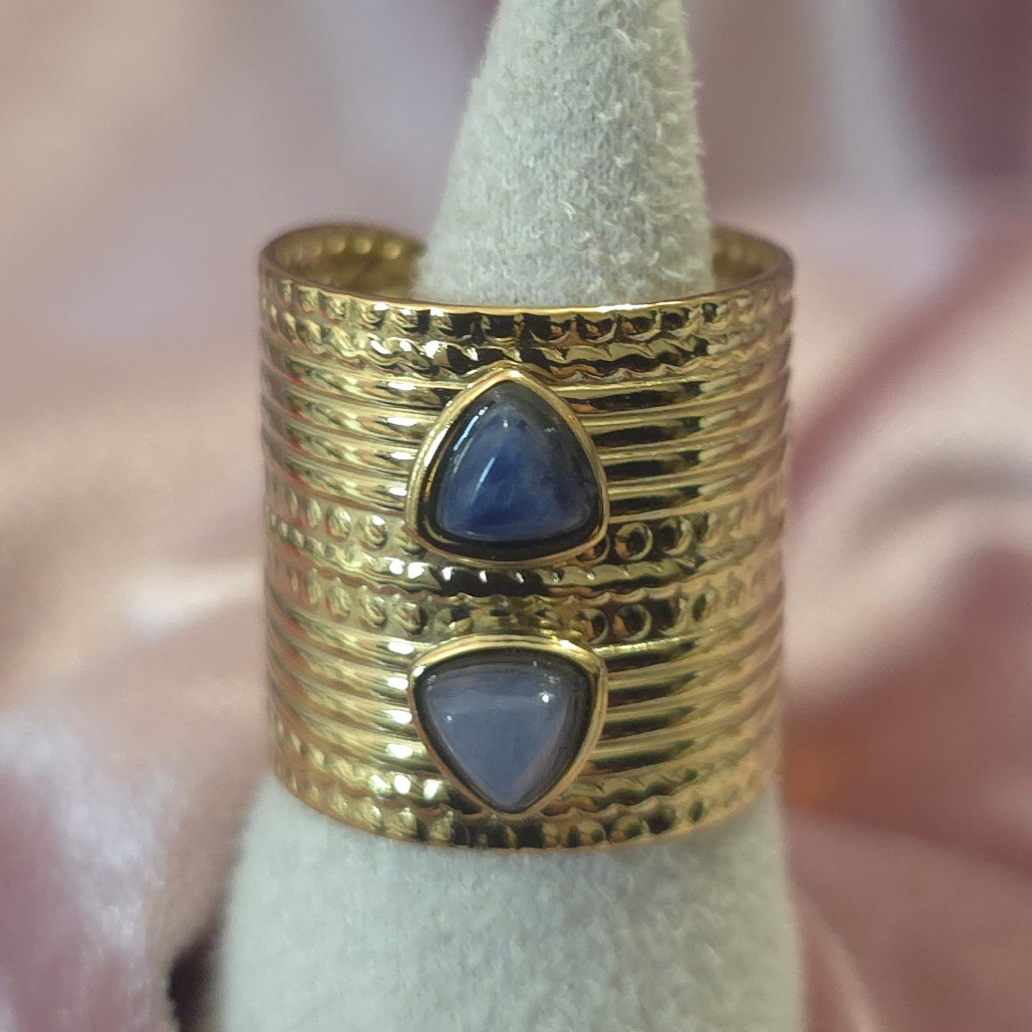 Bague inca 2 Bleu