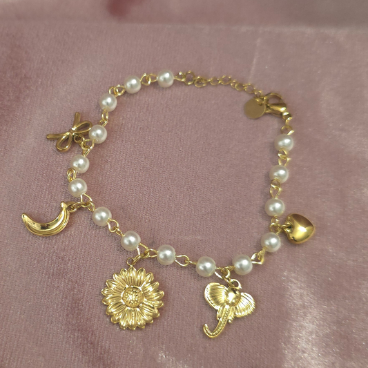 Bracelet charms perles