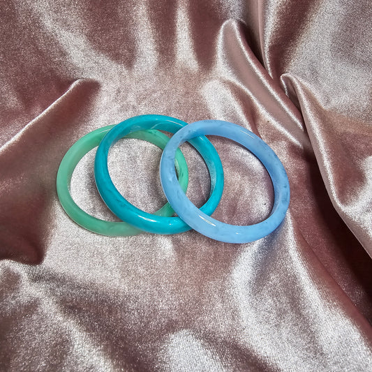 Trio bracelet bleu