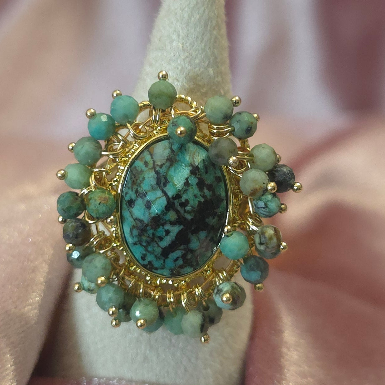 Bague Nima Turquoise Africaine
