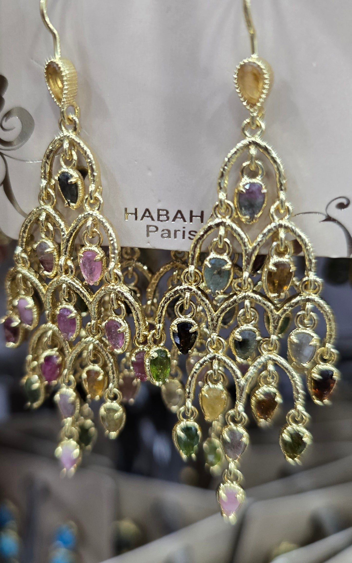 Boucles Oreilles HABAHA Pierres naturelles Part 3