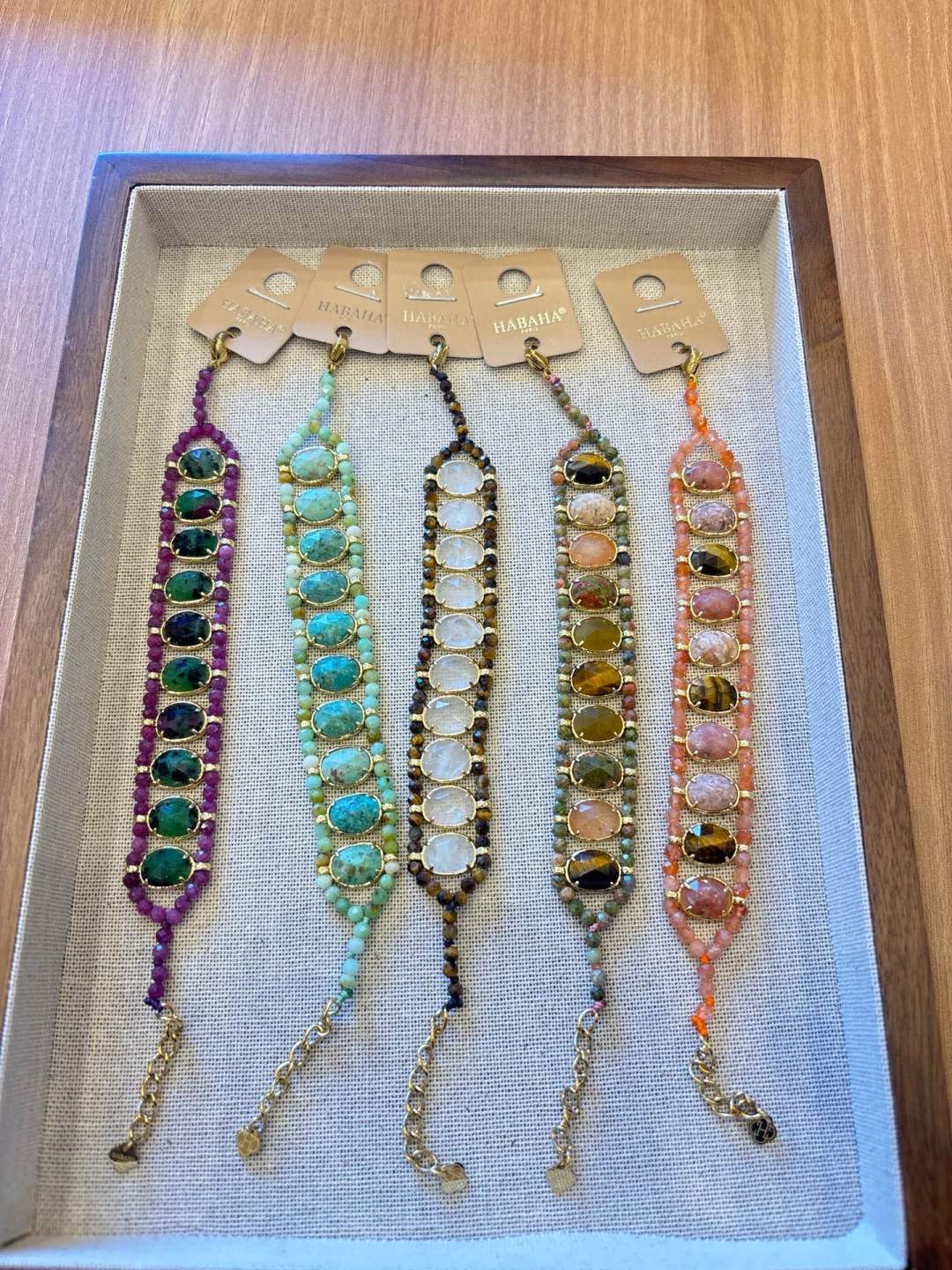 Bracelet HABAHA pierres naturelles