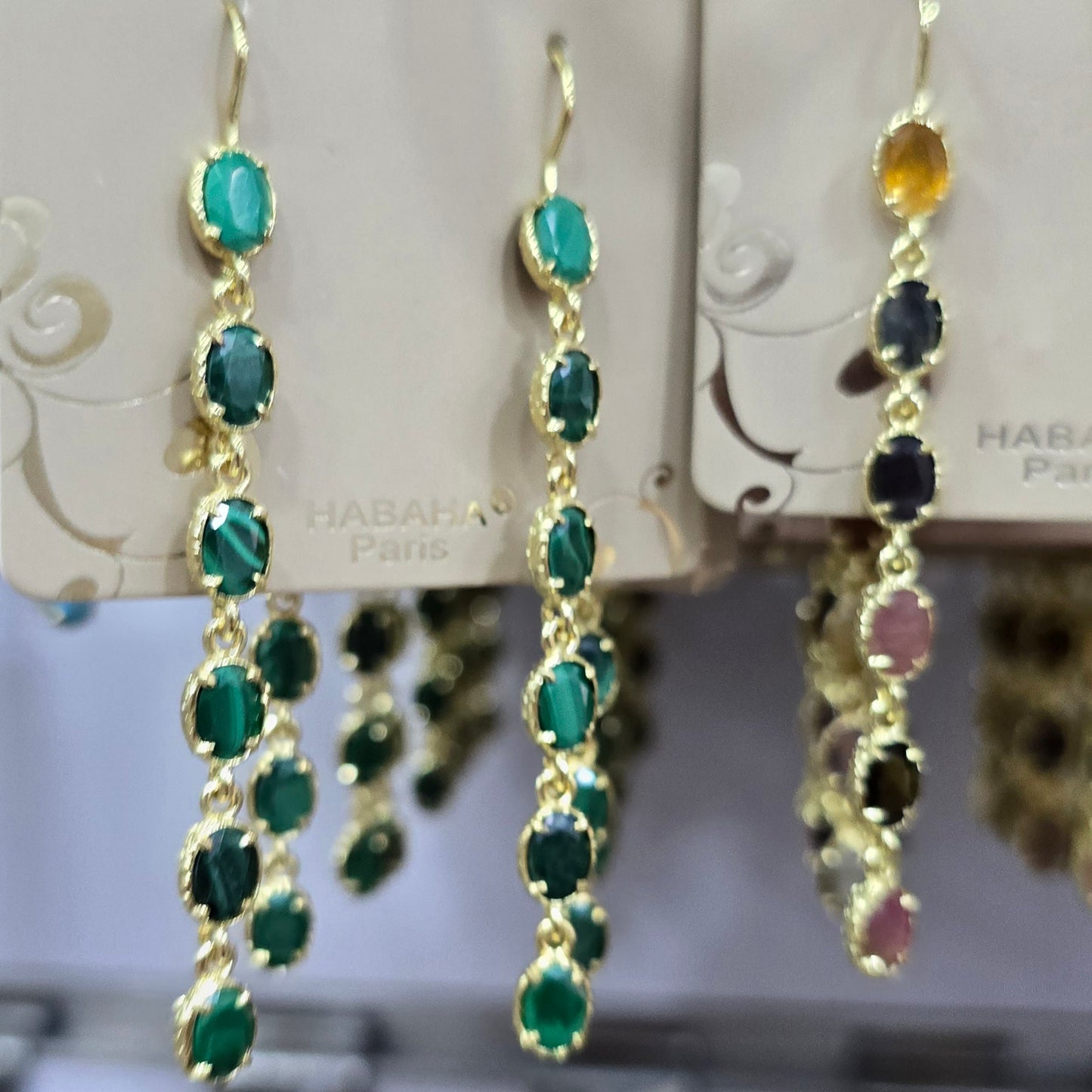 Boucle d'oreilles HABAHA Pierres naturelles part 2