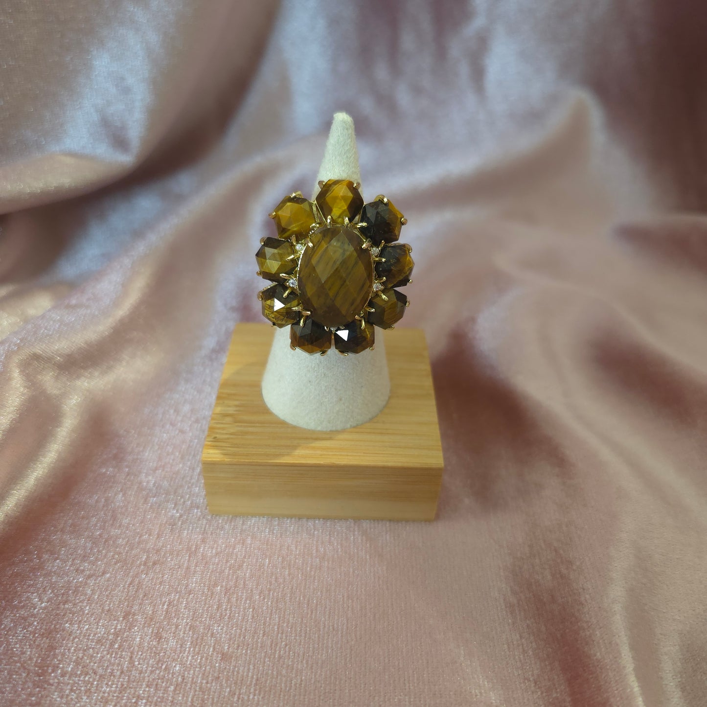 Bague versaille oeil de tigre