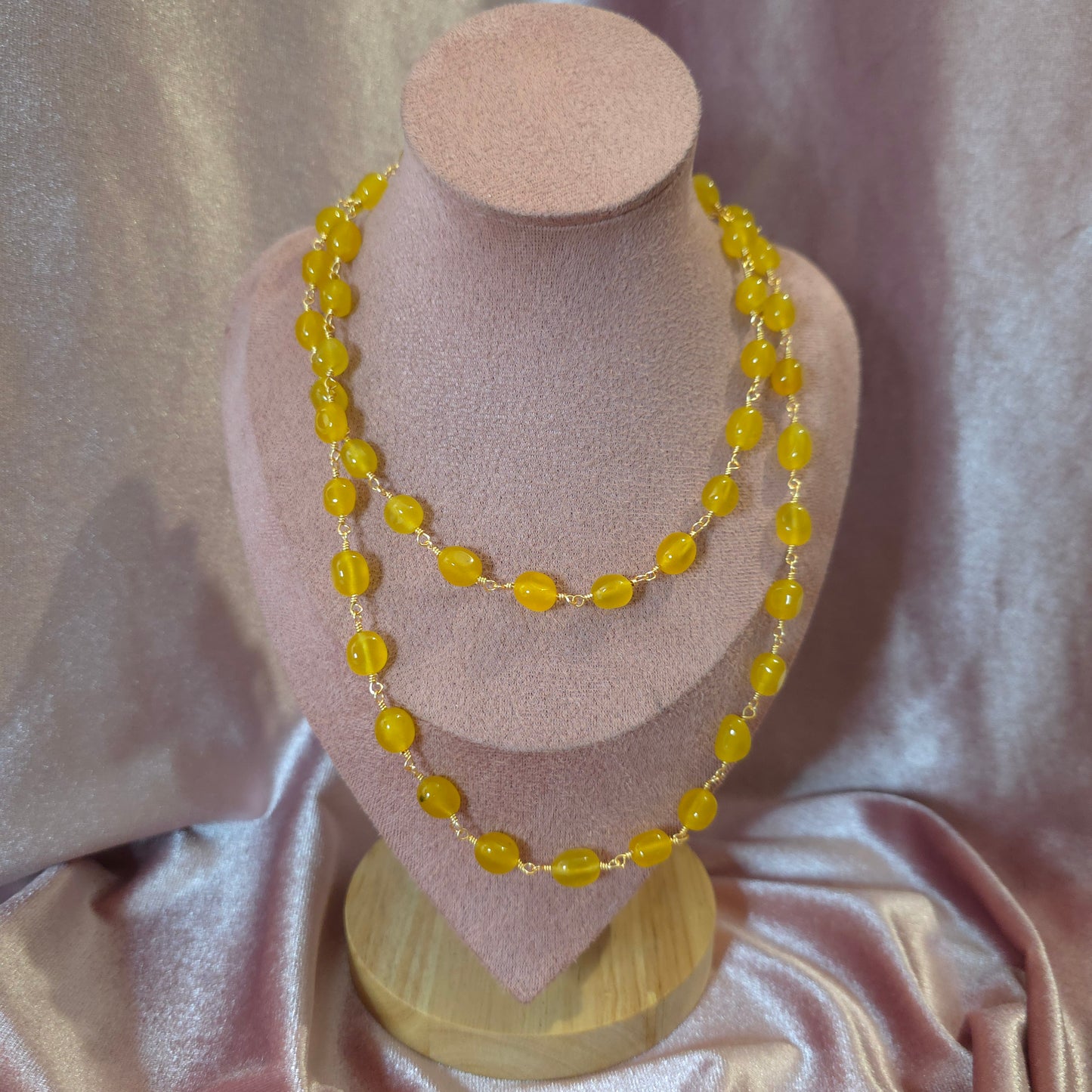 Sautoir HABAHA jaune