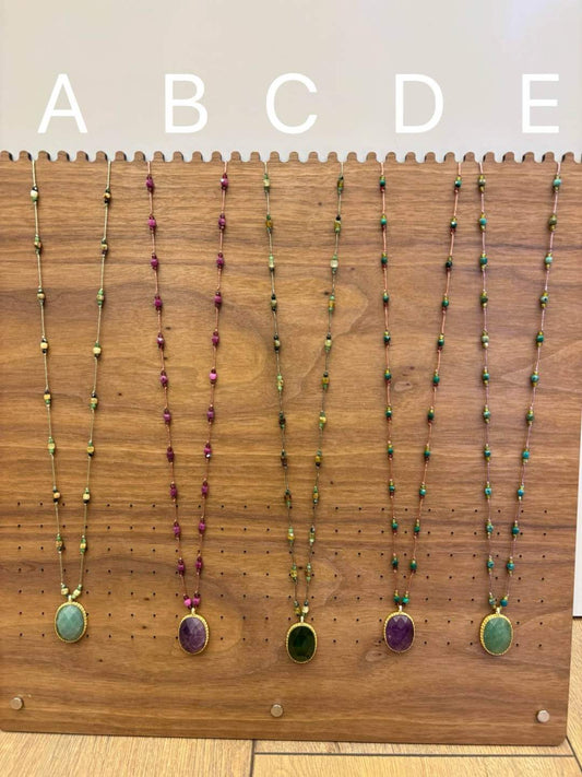 Collier HABAHA en Pierres Naturelles