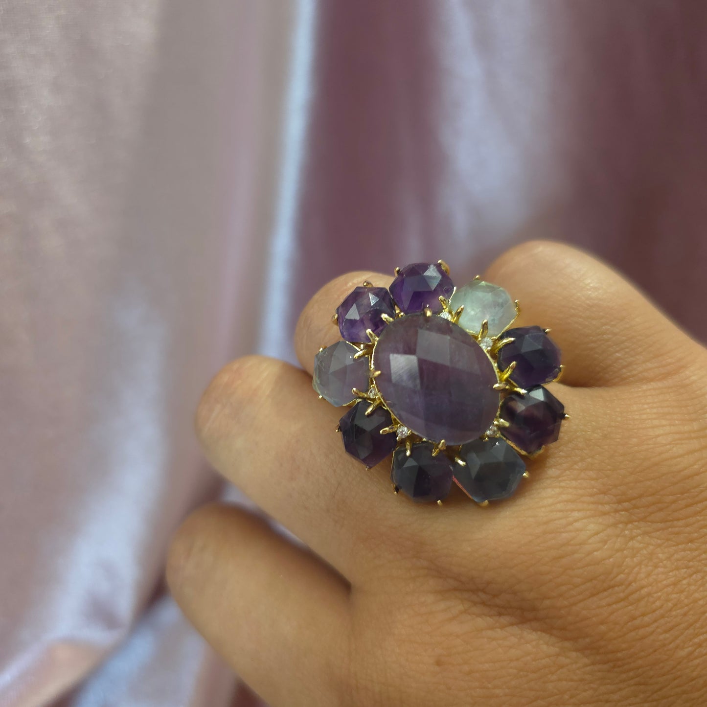 Bague versaille Amethyste