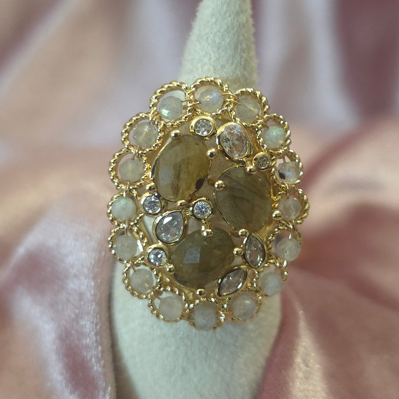 Bague labadorite