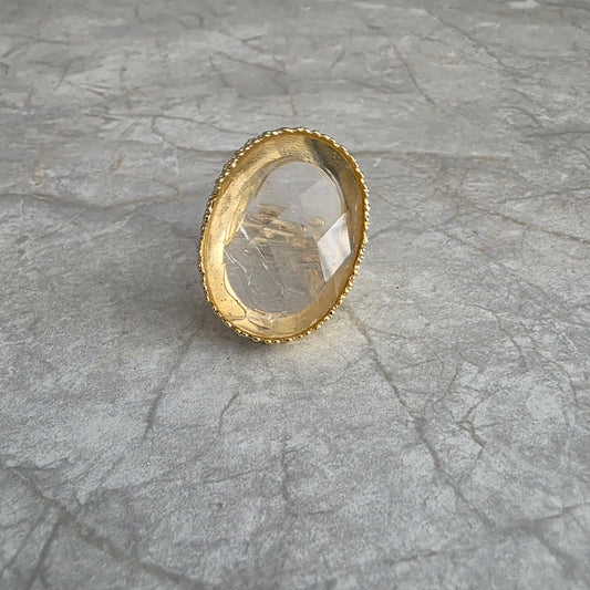 Bague Habaha Paris cristal de roche
