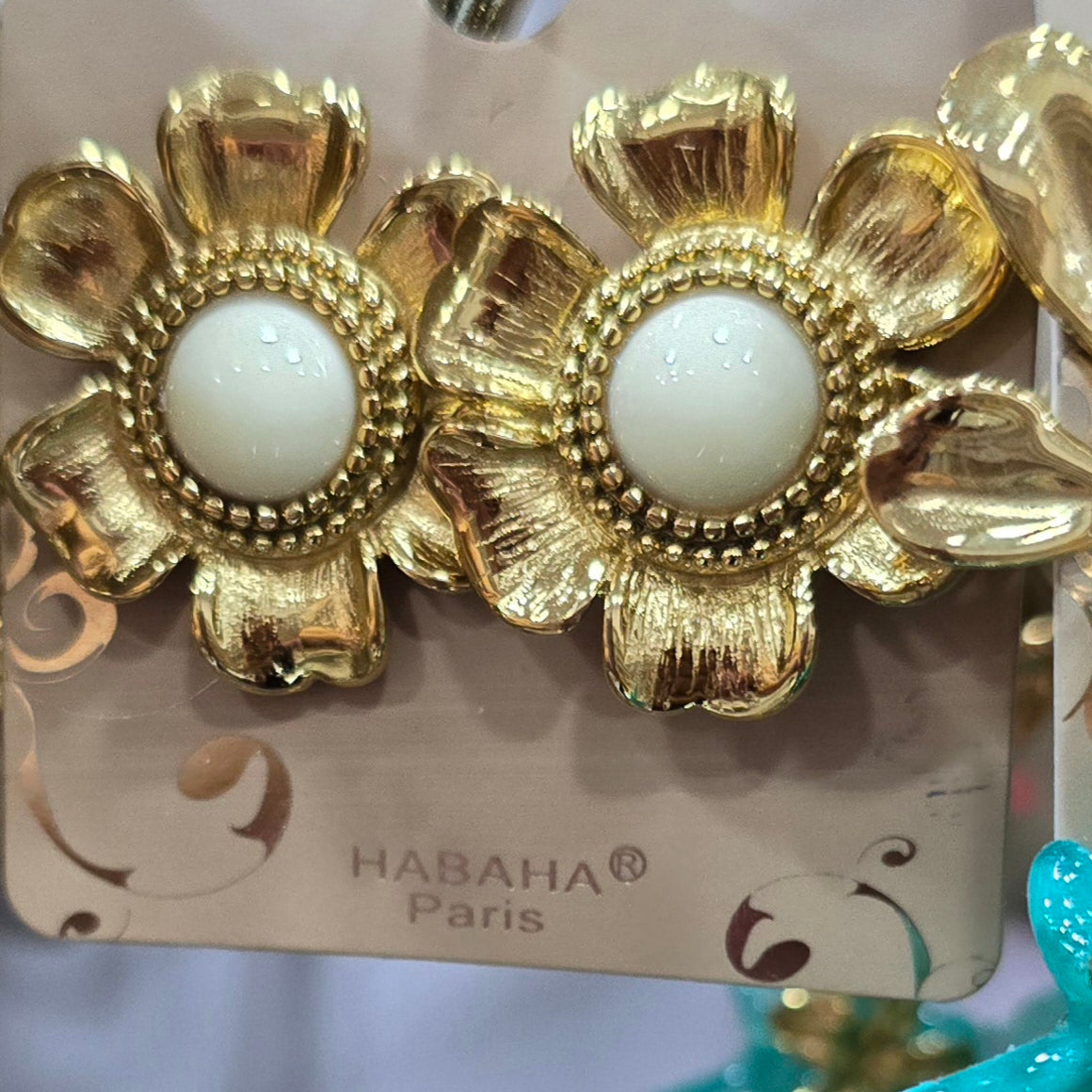 BOUCLES D'OREILLES HABAHA PARIS ACIER
