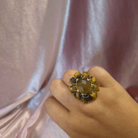 Bague versaille oeil de tigre