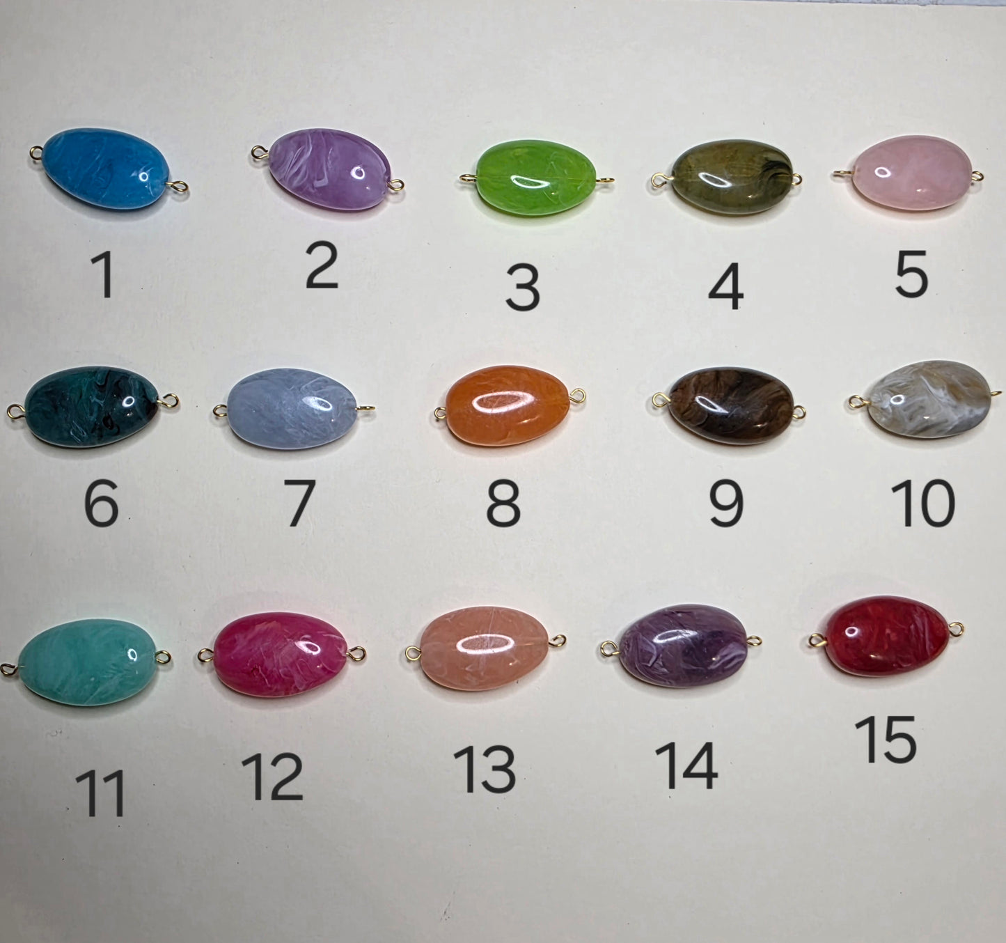 Charms interchangeable resine xl