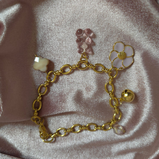 Bracelet Charms rosée