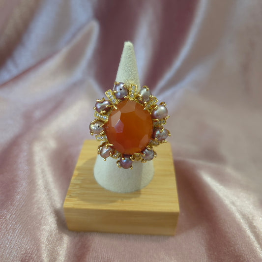 Bague versaille 2 Orange