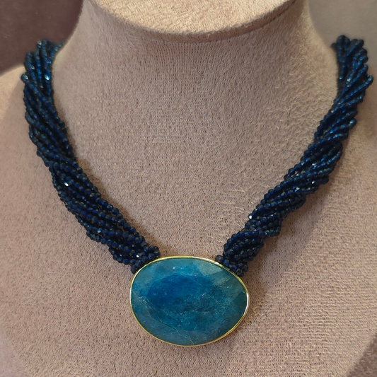 Collier perle naturelle et apathie plusieurs couleurs dispo