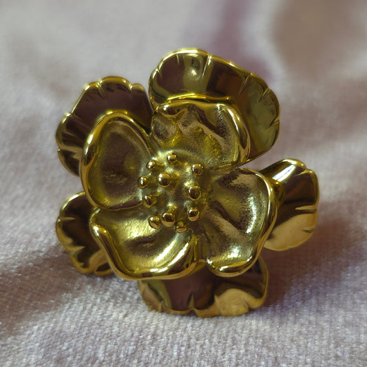 BAGUE FLOWERS 3D