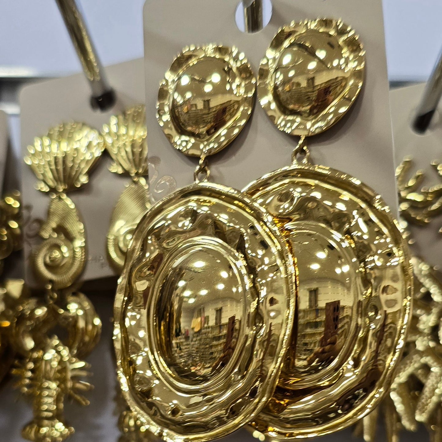 BOUCLES D'OREILLES HABAHA PARIS ACIER