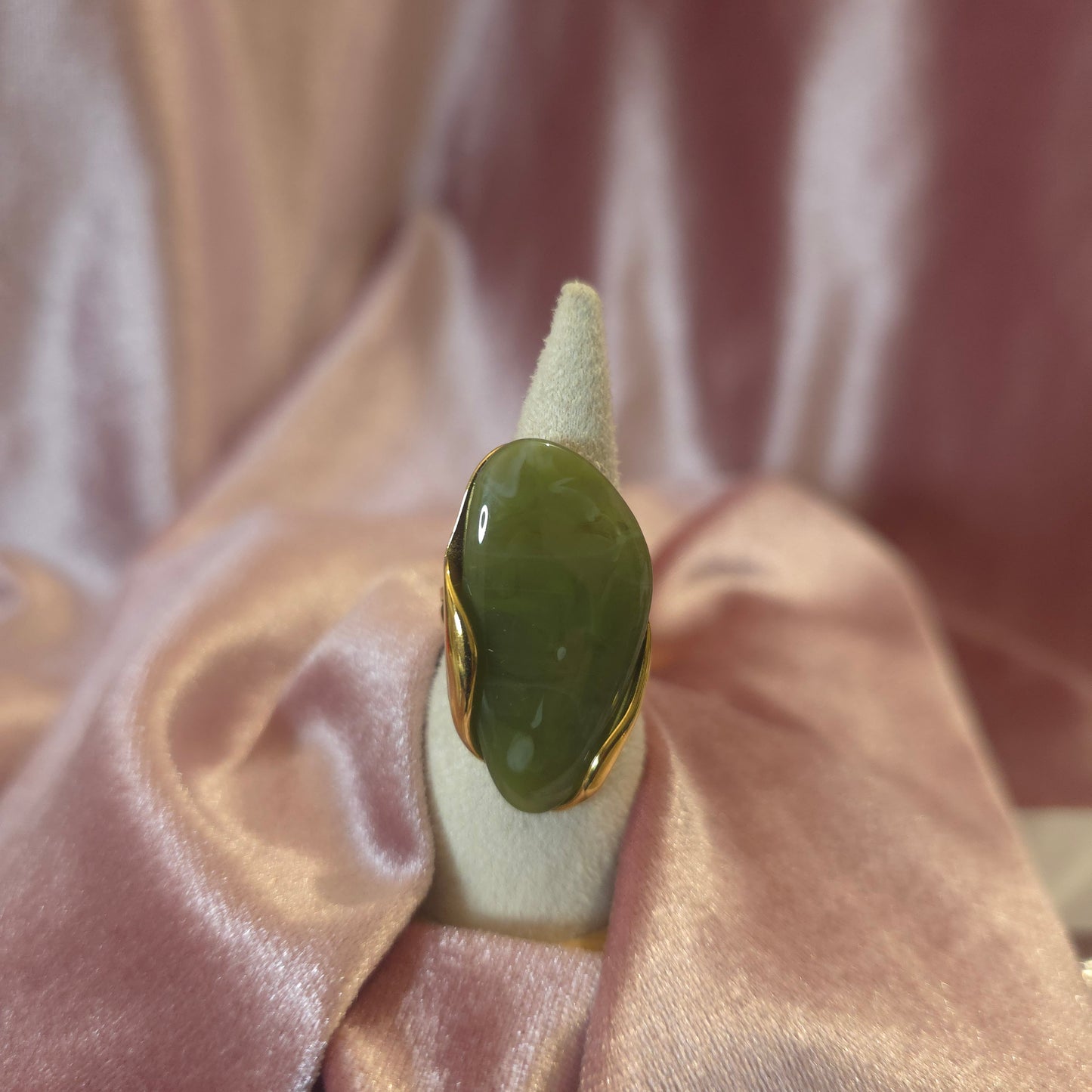 Bague allonge kaki