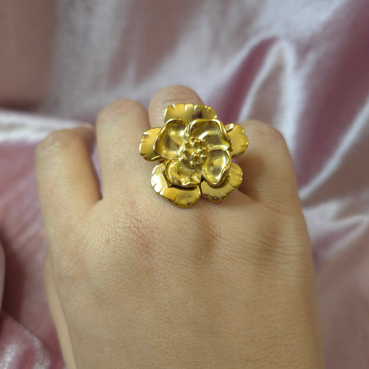 BAGUE FLOWERS 3D