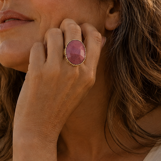 Bague rhodonite