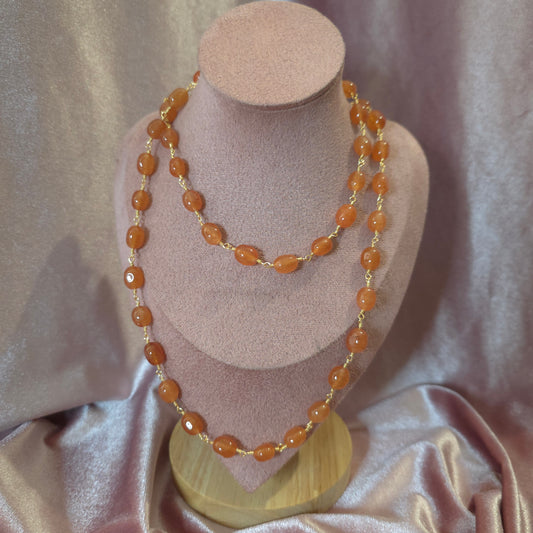 Sautoir HABAHA Orange