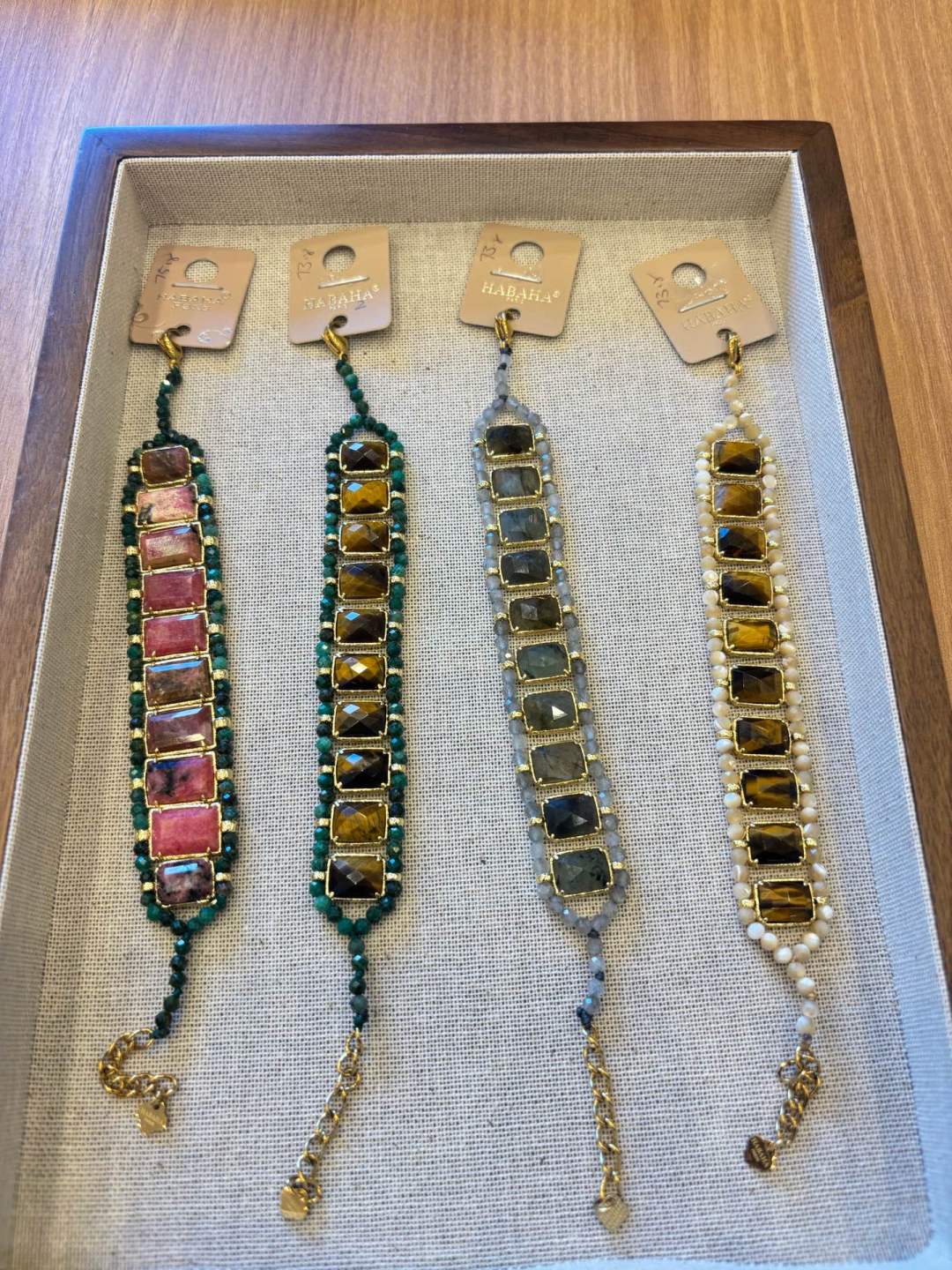 Bracelet HABAHA pierres naturelles