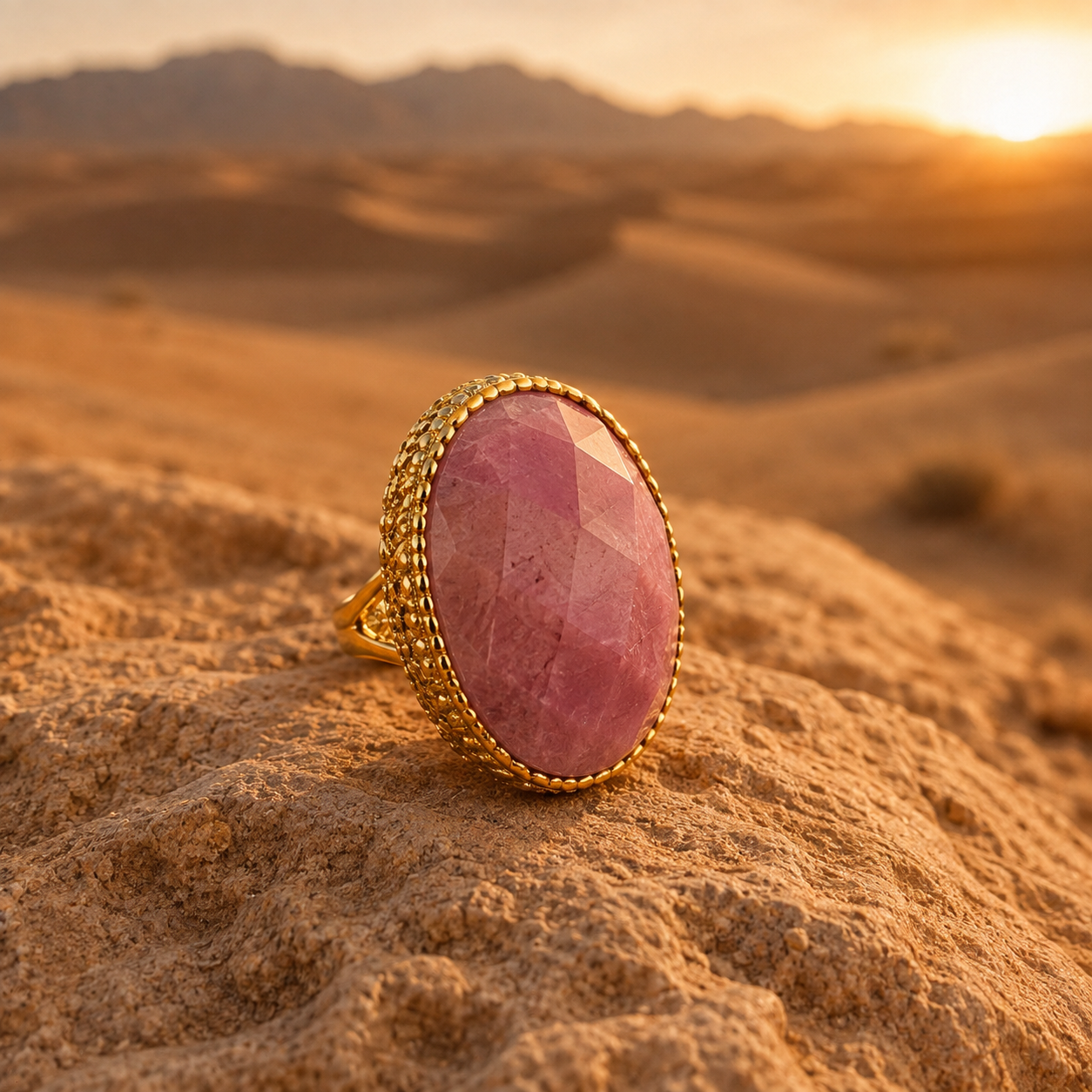 Bague rhodonite