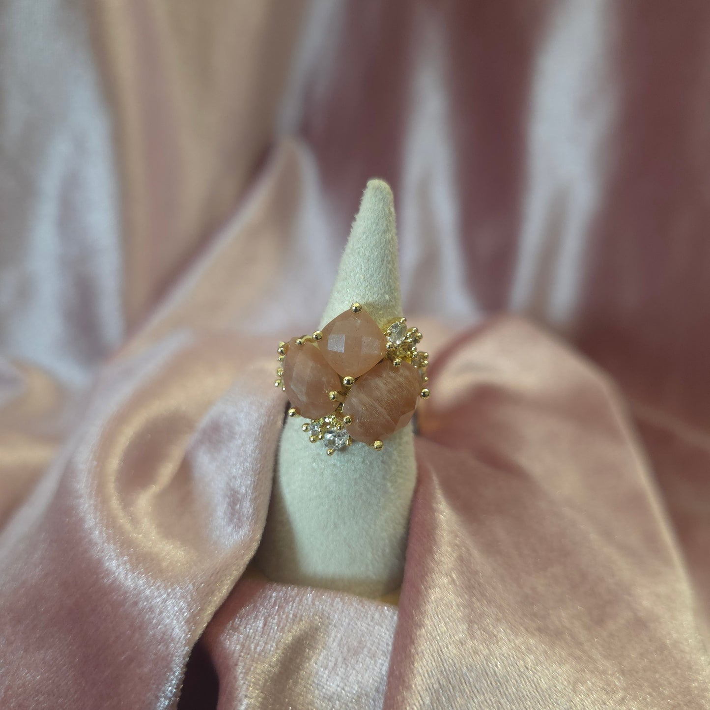 Bague triflo pierre de soleil