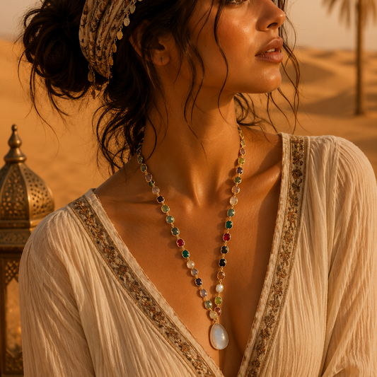 Collier long lana