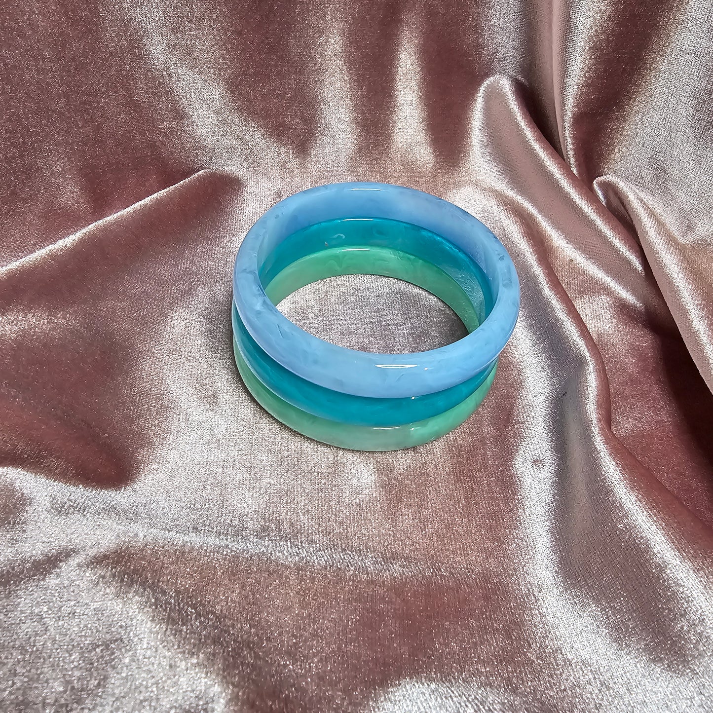 Trio bracelet bleu