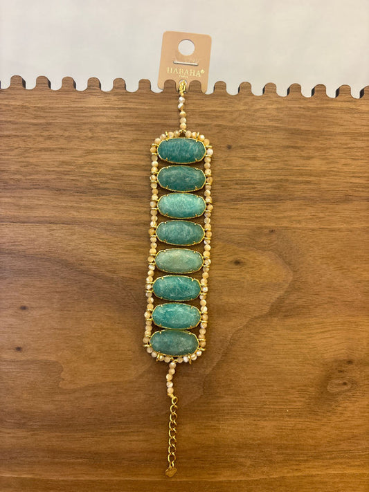 Bracelet HABAHA pierres naturelles