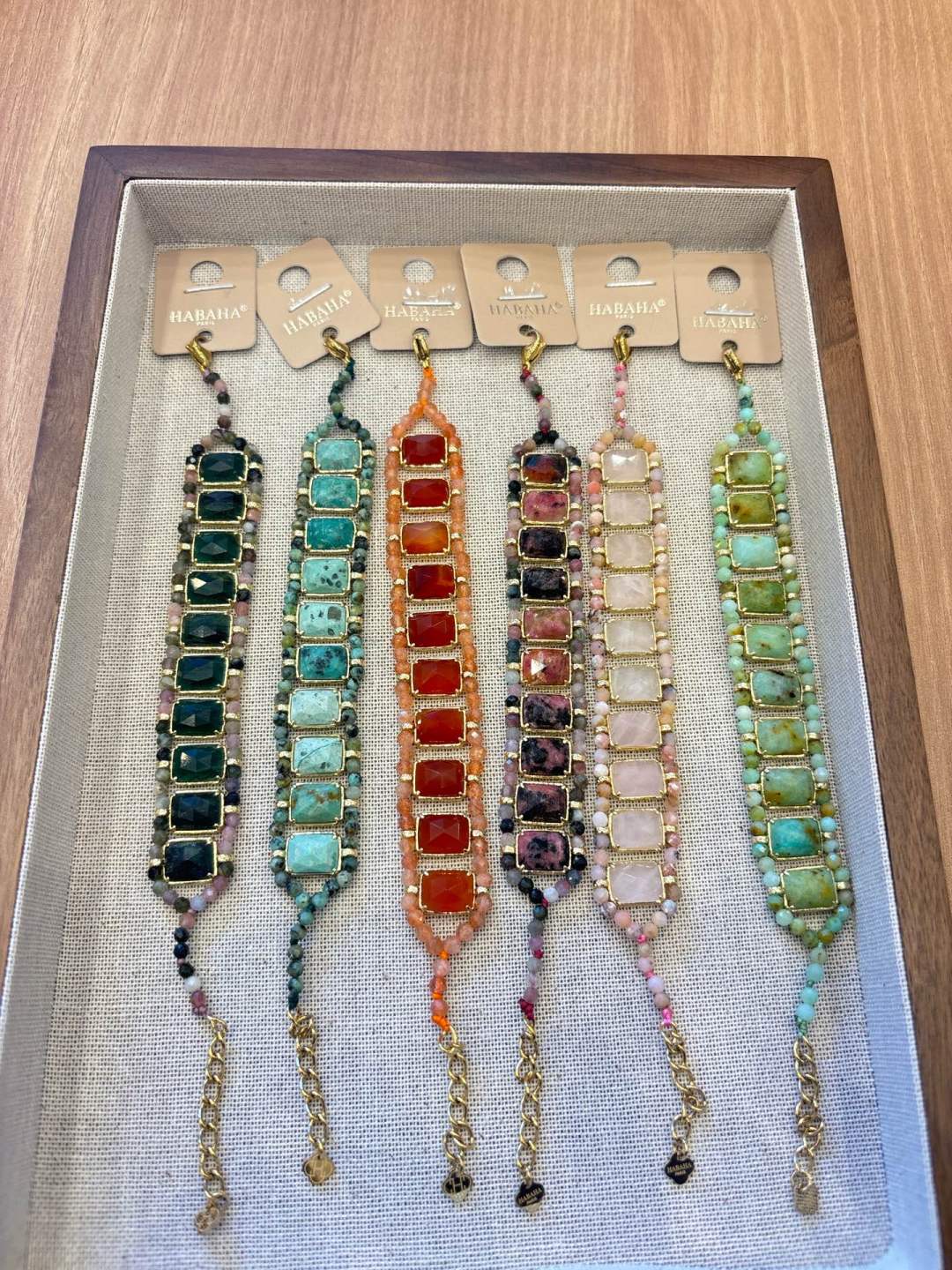Bracelet HABAHA pierres naturelles