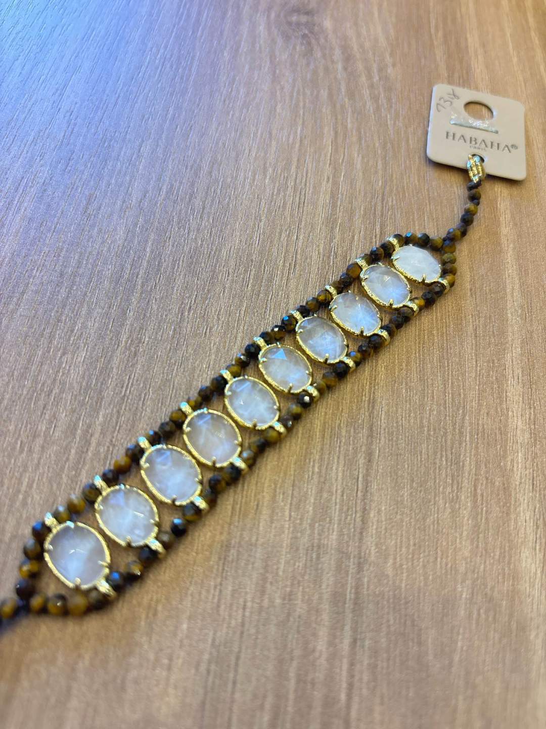 Bracelet HABAHA pierres naturelles