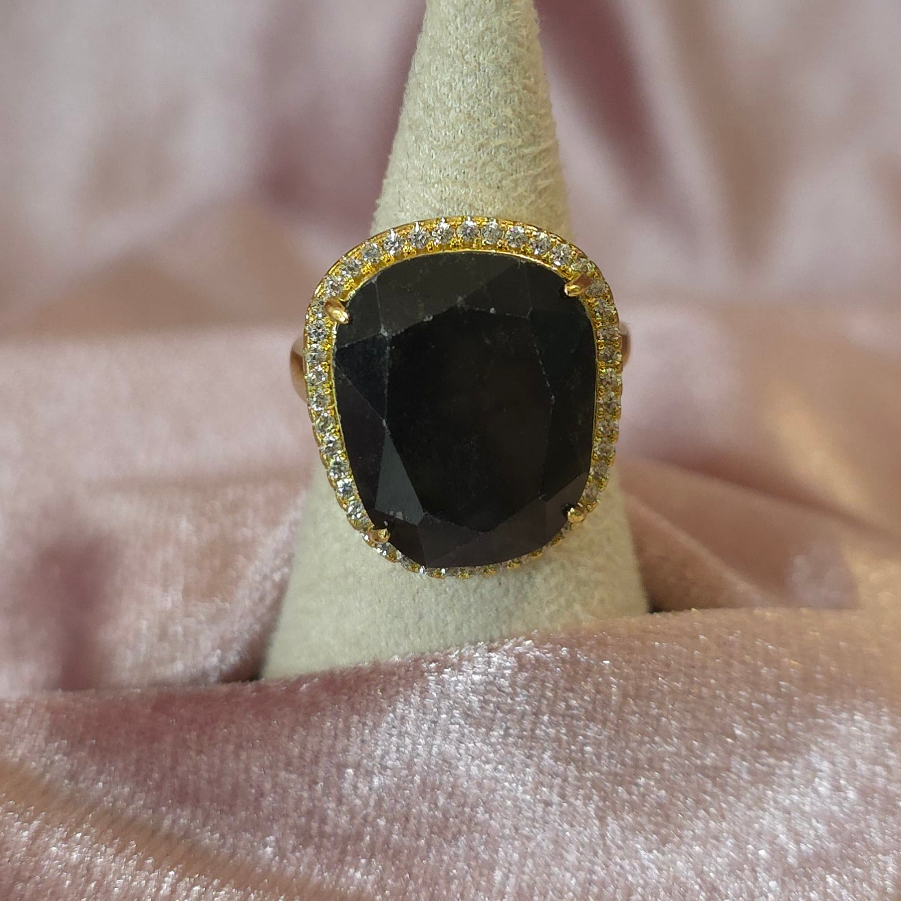 Bague Habaha strass Onyx