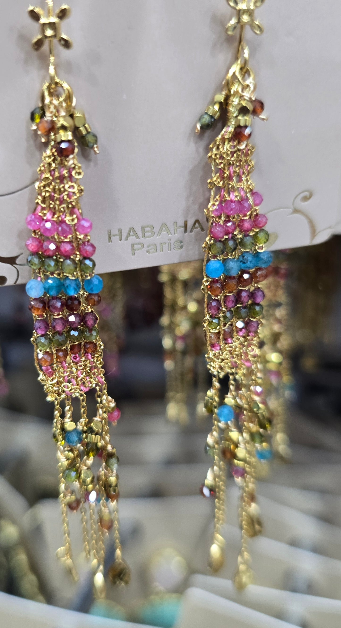 Boucles Oreilles HABAHA Pierres naturelles Part 3